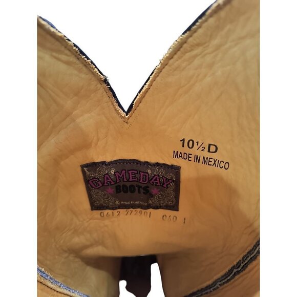 NCAA Missouri Tigers Men's Board Room Style Boots NWT Embroidered Men's Sz 10.5D - Picture 10 of 12